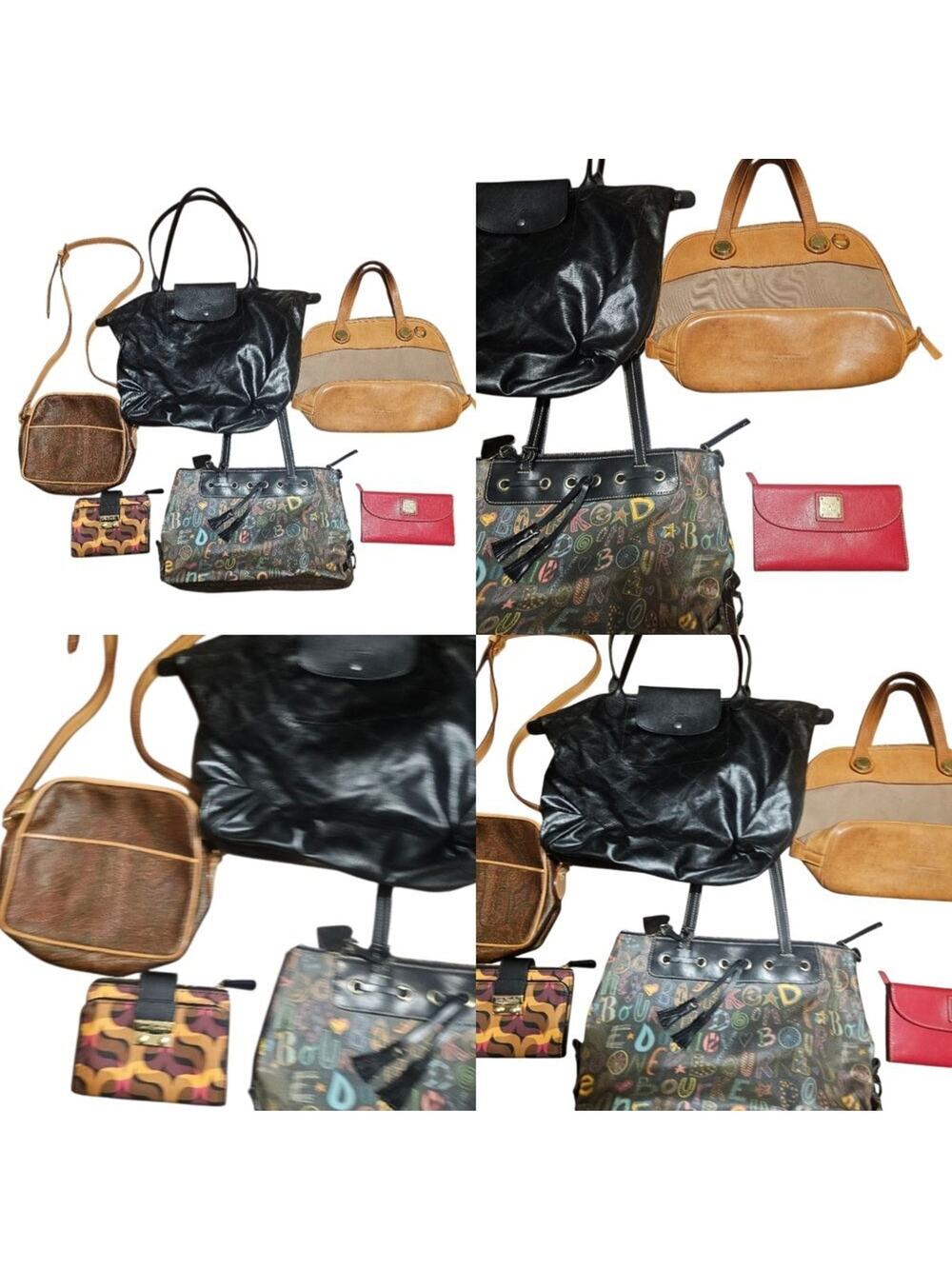 Bundle of Purses and Wallets (Dooney & Bourke, Etro, Longchamp, Vera Bradley)